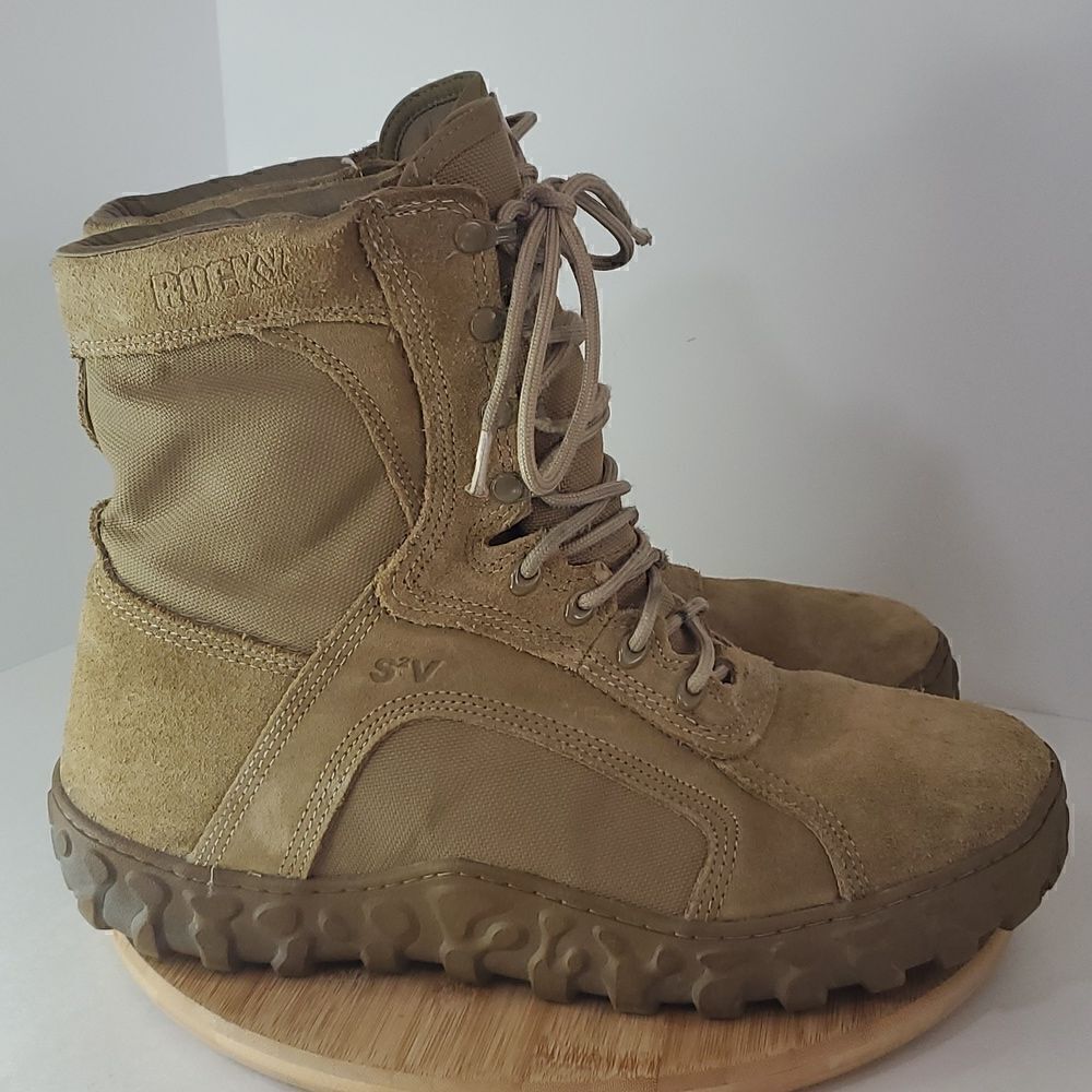 Rocky Outdoor Gear S2V Coyote Brown Military Boot RKC100 Size 13.5W